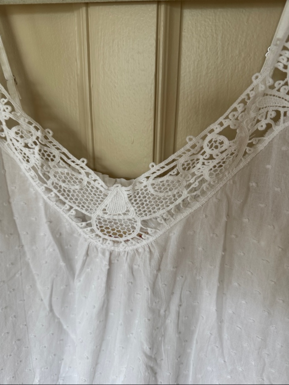 Papinelle Swiss Dot Lace Trim Maxi Nightie - Picture 11 of 11